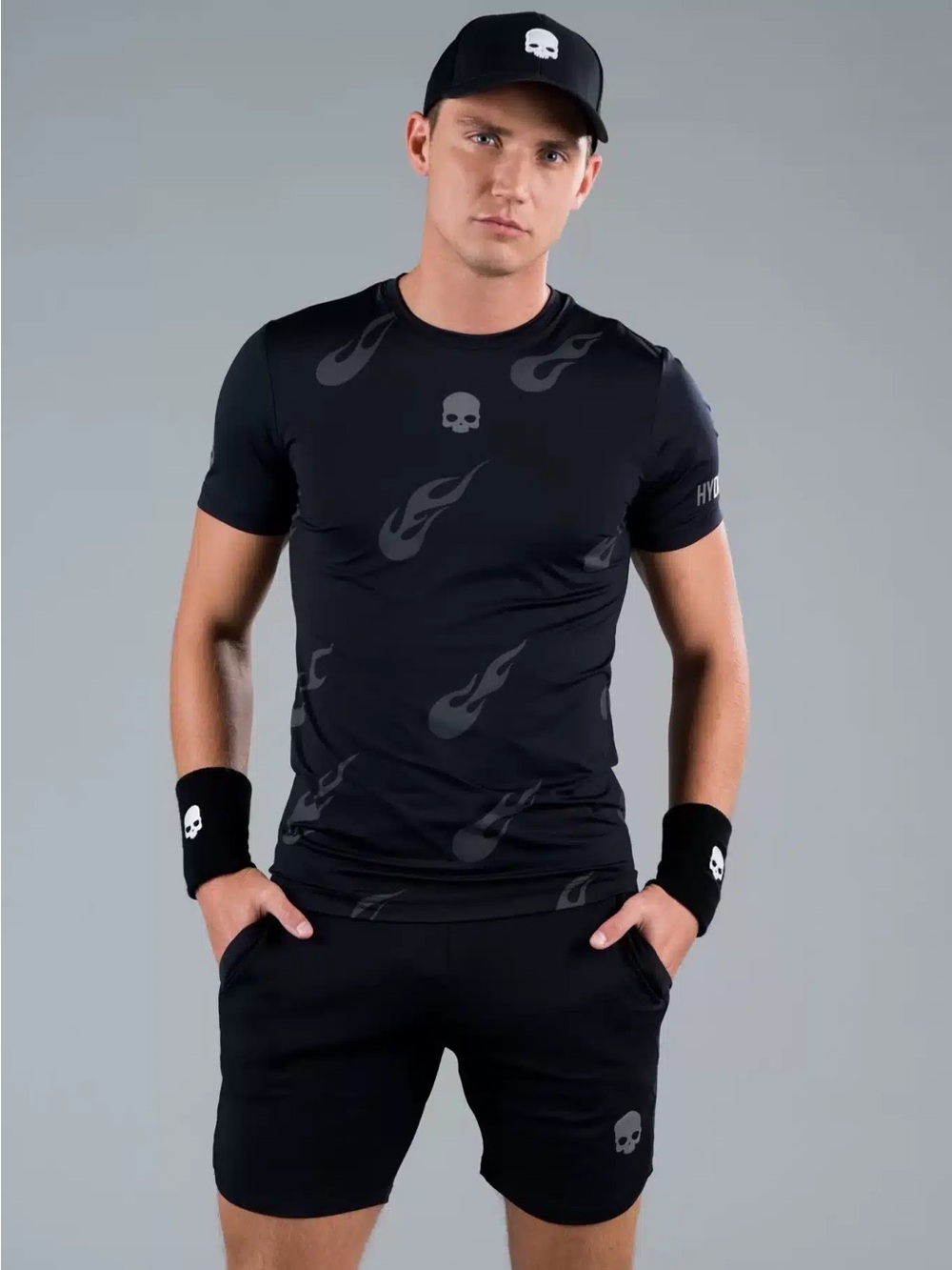 New! Hydrogen Tennis Flames Tech Tee